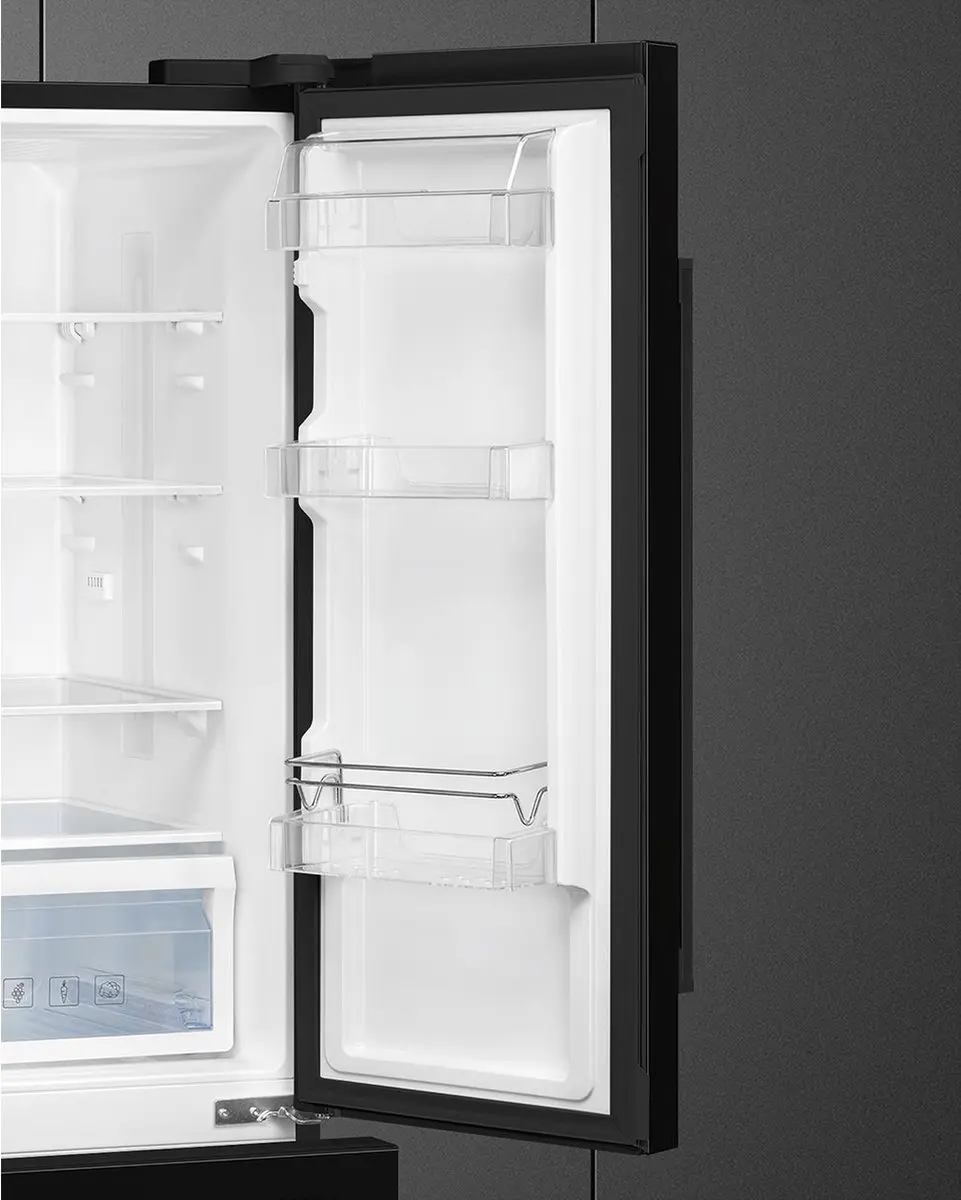 Smeg FQ55FNDE Amerikaanse Koelkast - 539L - No Frost - Zwart