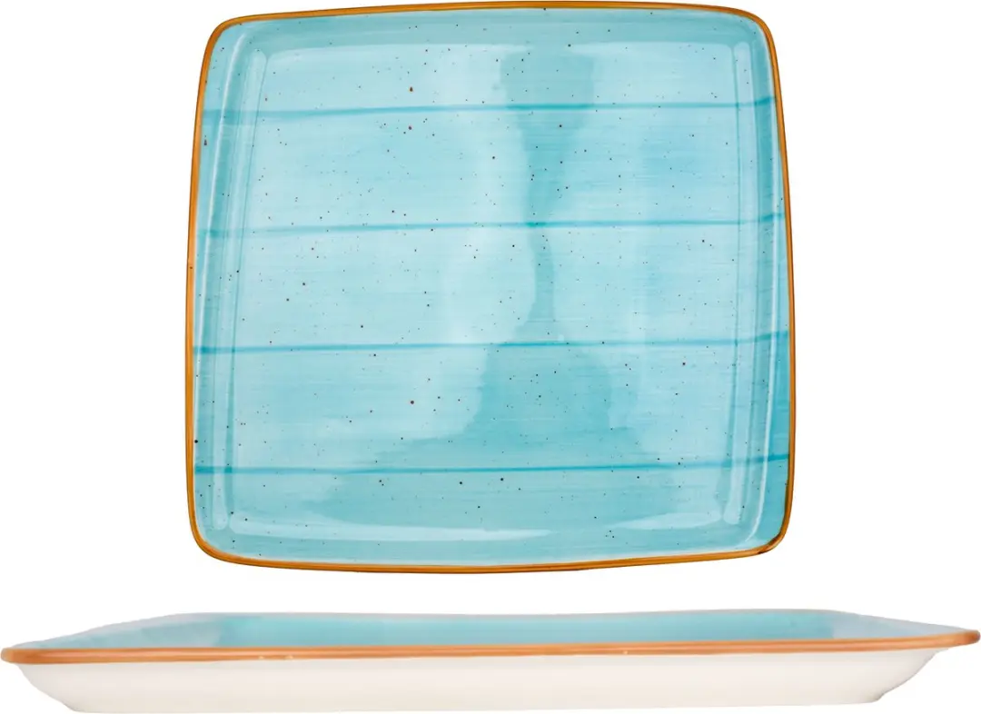 Bonna Serveerschaal Aqua - 27x25cm - 2 Stuks