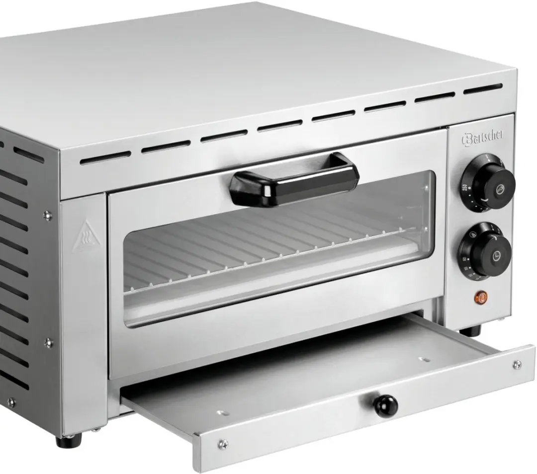 Bartscher Pizzaoven ST340 A201113 - 1500W - Zilver