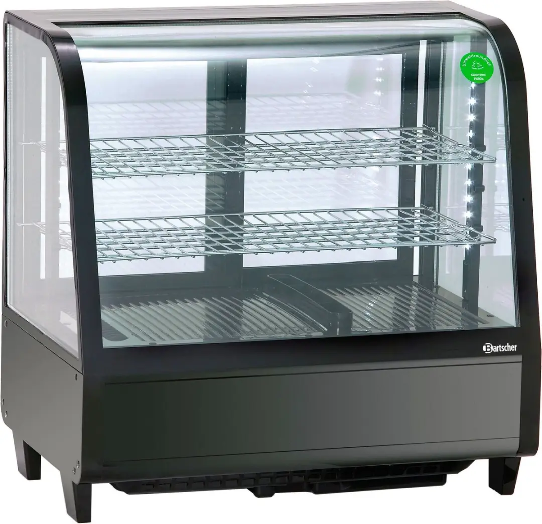 Bartscher Deli Cool I Koelvitrine 100L - 2 Plateaus - Zwart - afbeelding 6 van 6