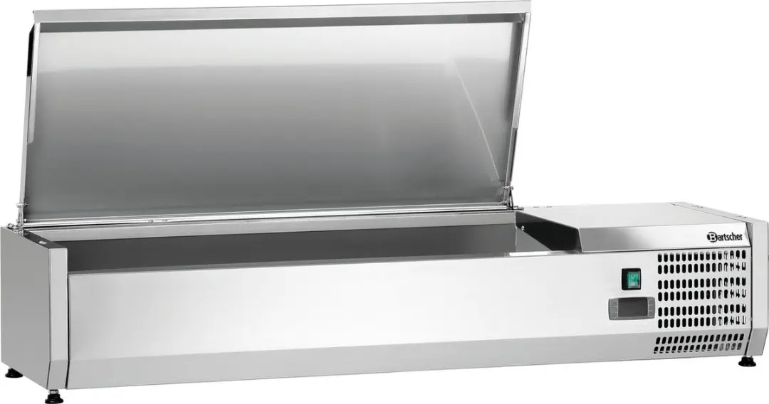 Bartscher ED3-1201 Opzetkoelvitrine - 1300x395x290mm - RVS