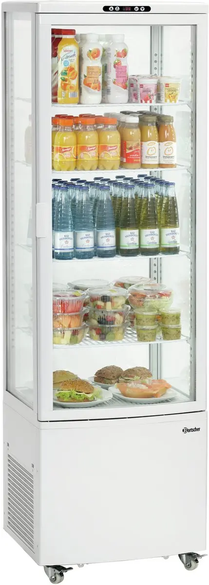 Bartscher Koelvitrine 235L-W