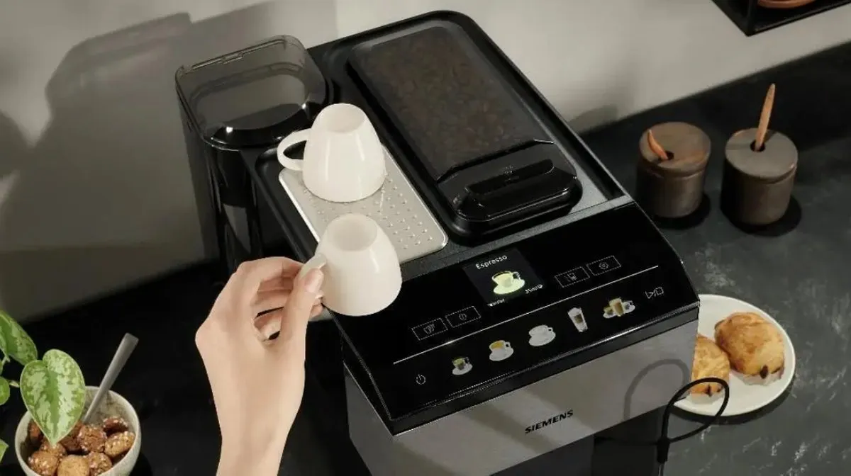 Siemens iQ500 TP517DF3 Volledig Automatische Espressomachine - Zwart/Roestvrijstaal
