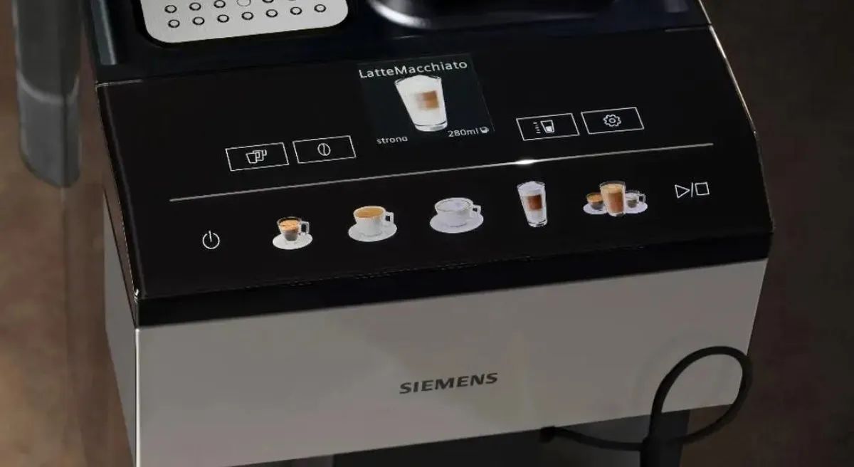 Siemens iQ500 TP517DF3 Volledig Automatische Espressomachine - Zwart/Roestvrijstaal