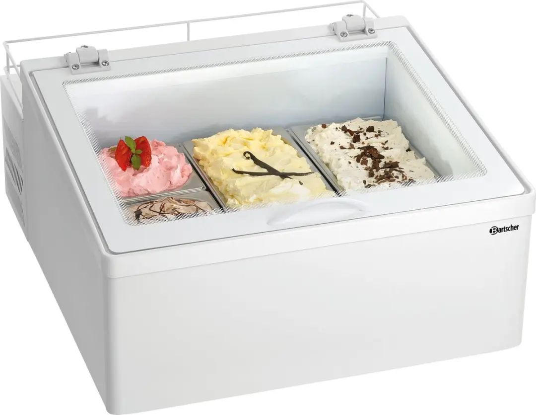 Bartscher IJsvitrine 3x5L-F 15L - Wit