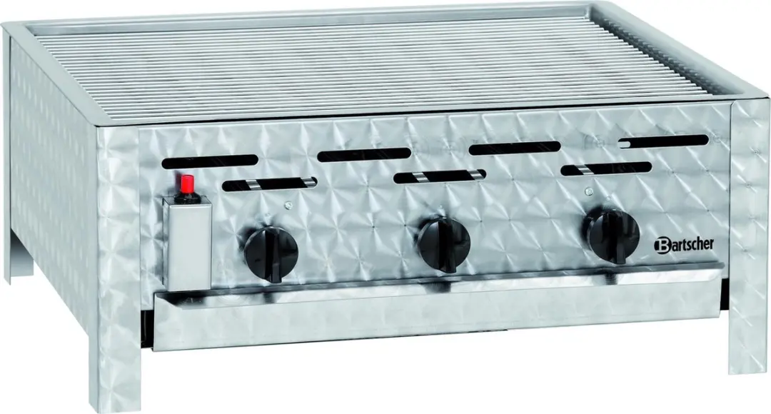 Bartscher 1062303 Combi-Tafelbraadgrill Gas 3-Pits
