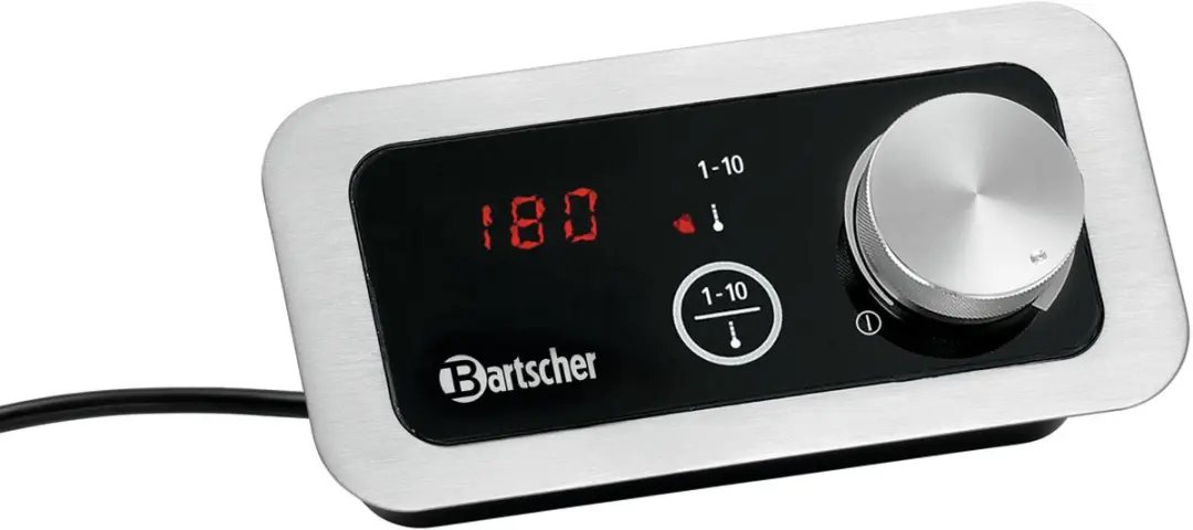 Bartscher Inbouw-inductiewok IW35-EB - 1 Zone 260mm - RVS