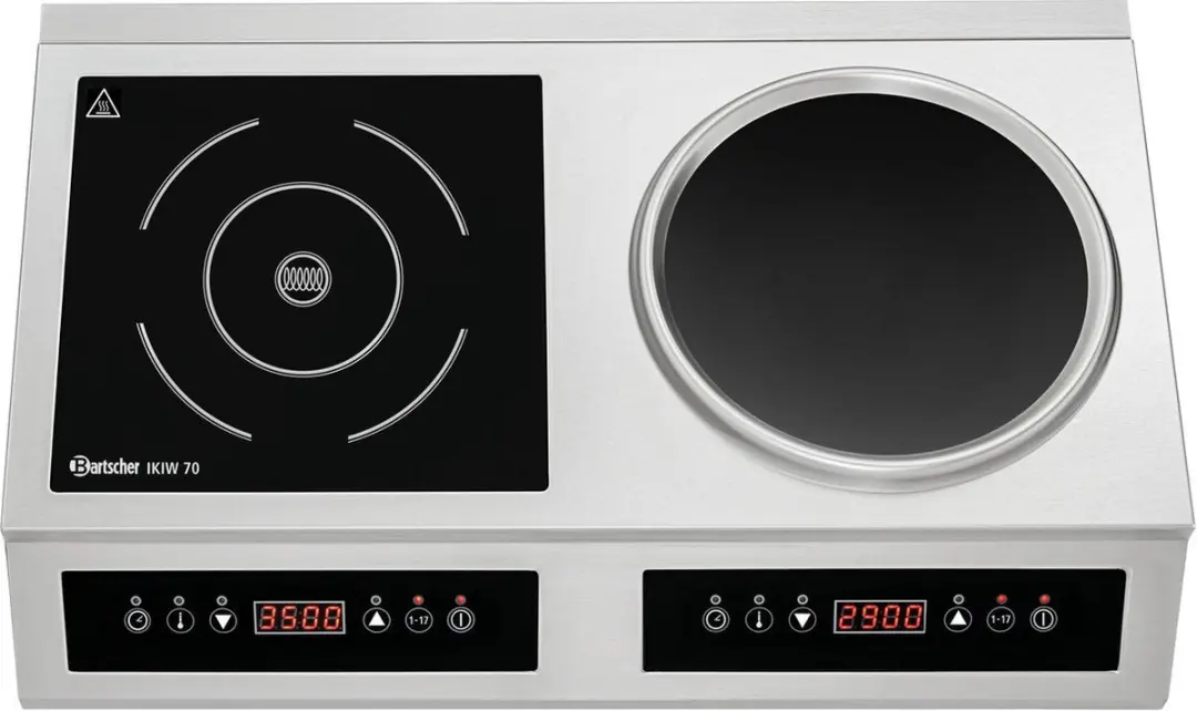 Bartscher IKIW 70-105800 Inductiekookplaat Wokcombinatie - 2 Zones 7,6kW - afbeelding 6 van 6