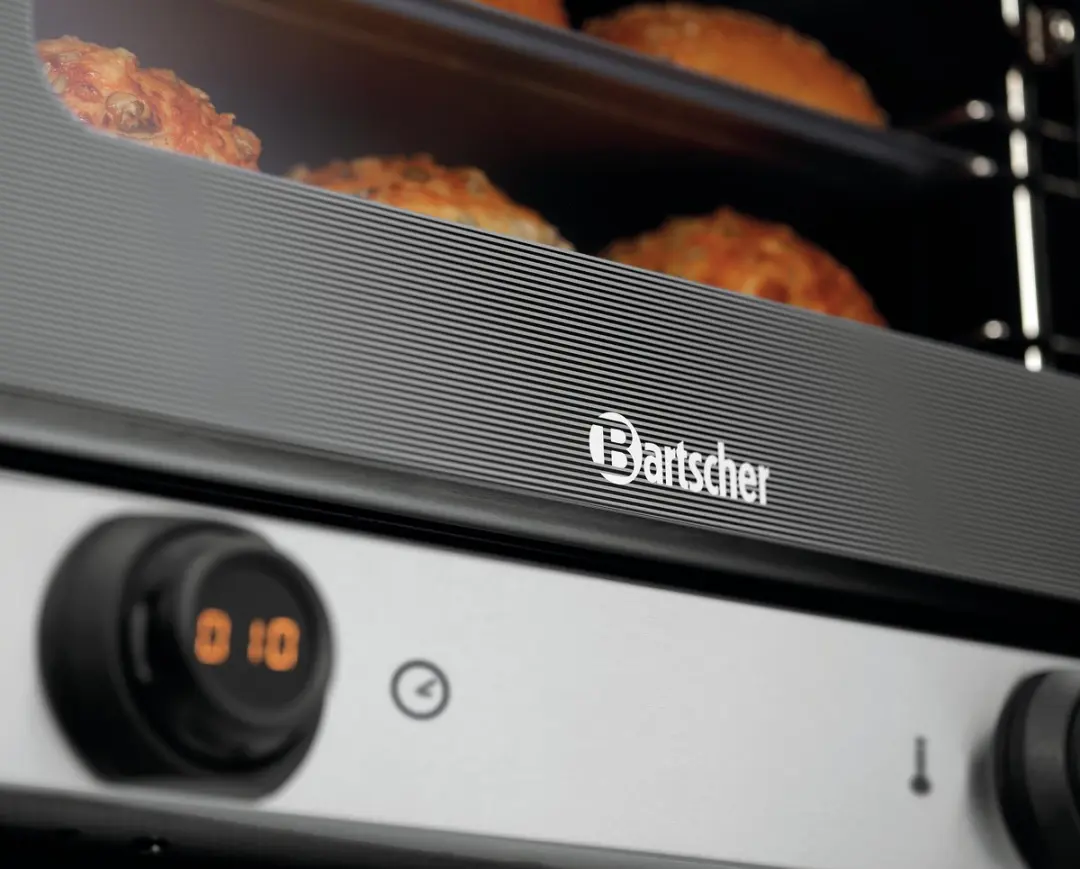 Bartscher AT90-MDI Heteluchtoven - 4 Niveaus - Rvs