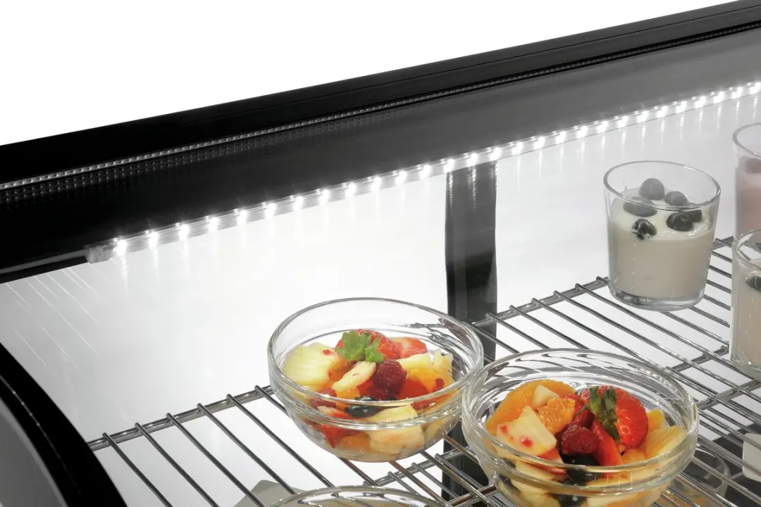 Bartscher DeliCool IIIL Koelvitrine 160L - +2°C tot +12°C - RVS