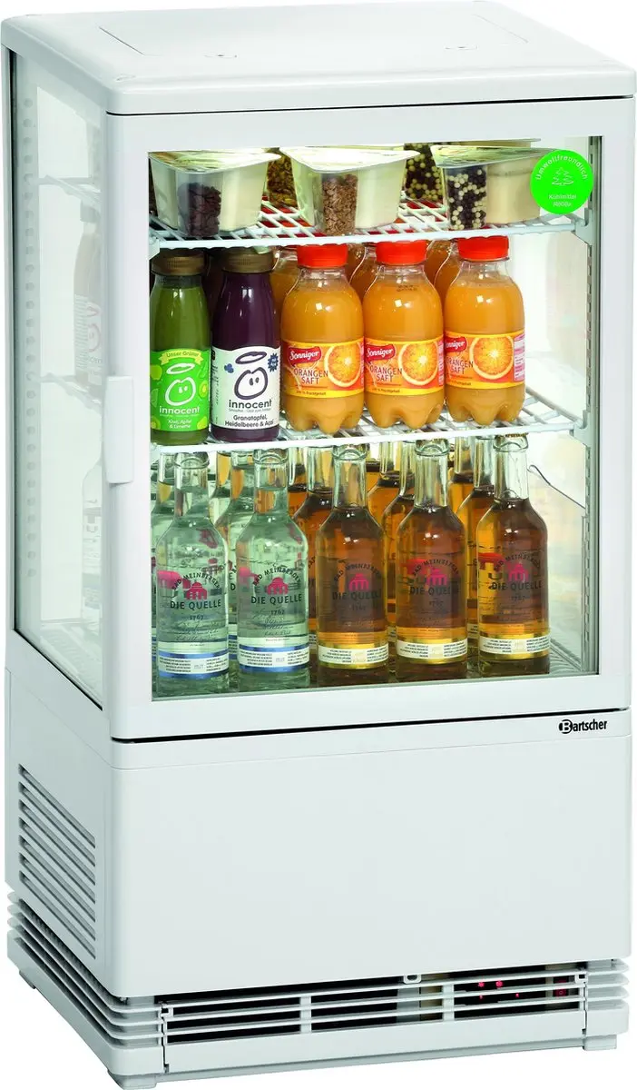 Bartscher Mini-koelvitrine 58L