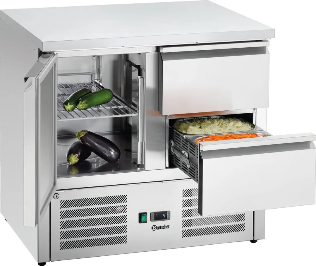 Bartscher Koelwerkbank 110257 - 260L - Geforceerd - RVS