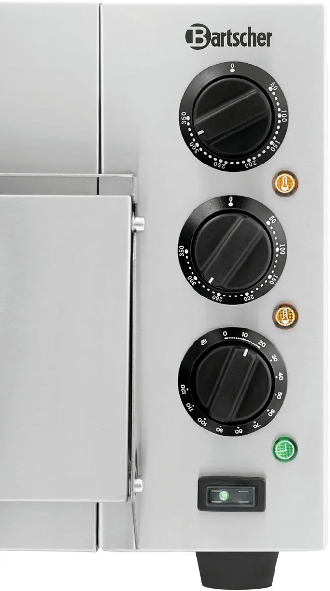 Bartscher Pizzaoven ST415-2 - Ø40cm - 50-350°C - Rvs