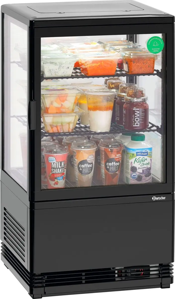 Bartscher Mini-koelvitrine 58L-SW