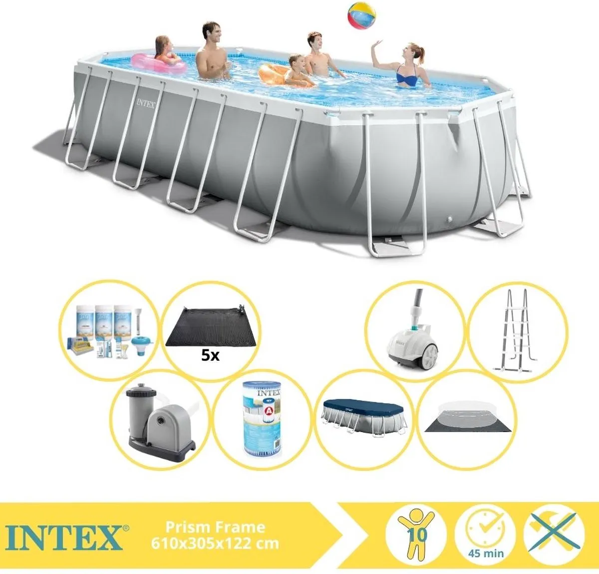 Intex Prism Frame Zwembad 610x305x122cm