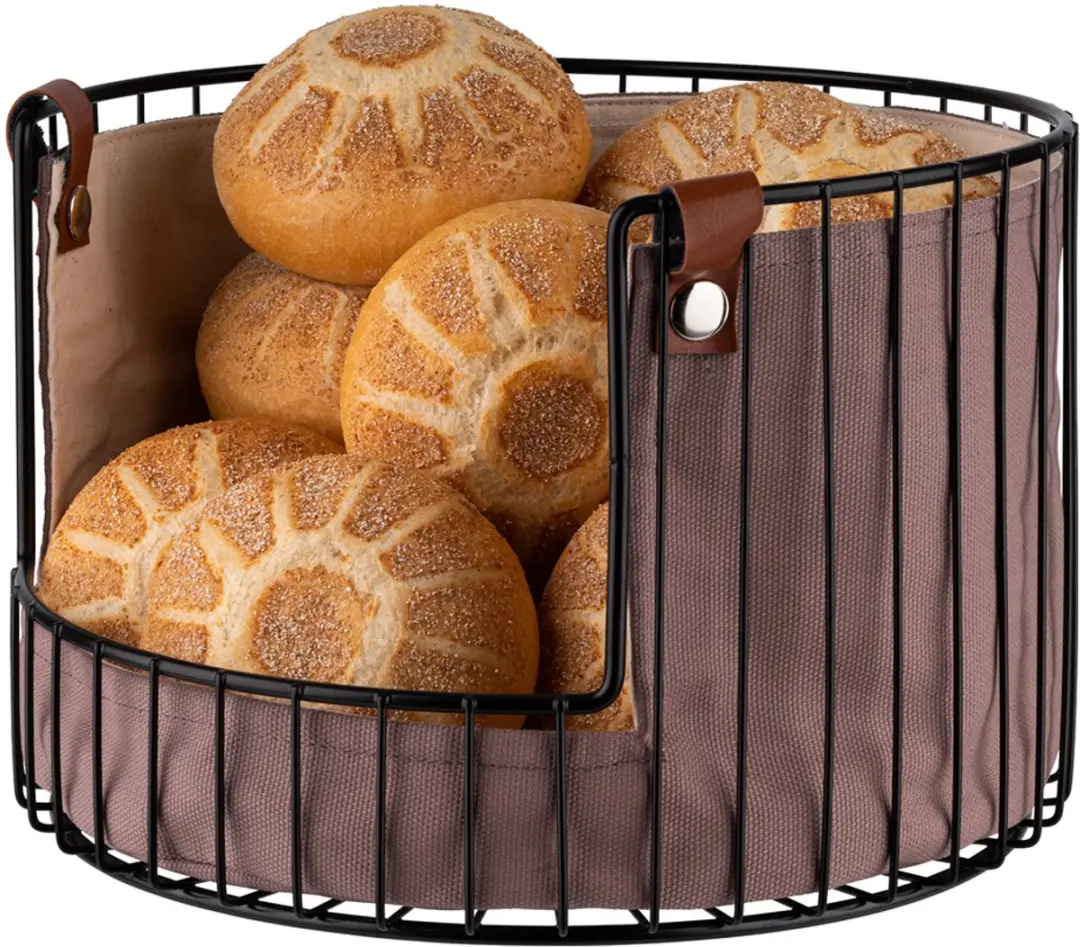 APS Brood- en fruitmand 27.5cm - Zwart