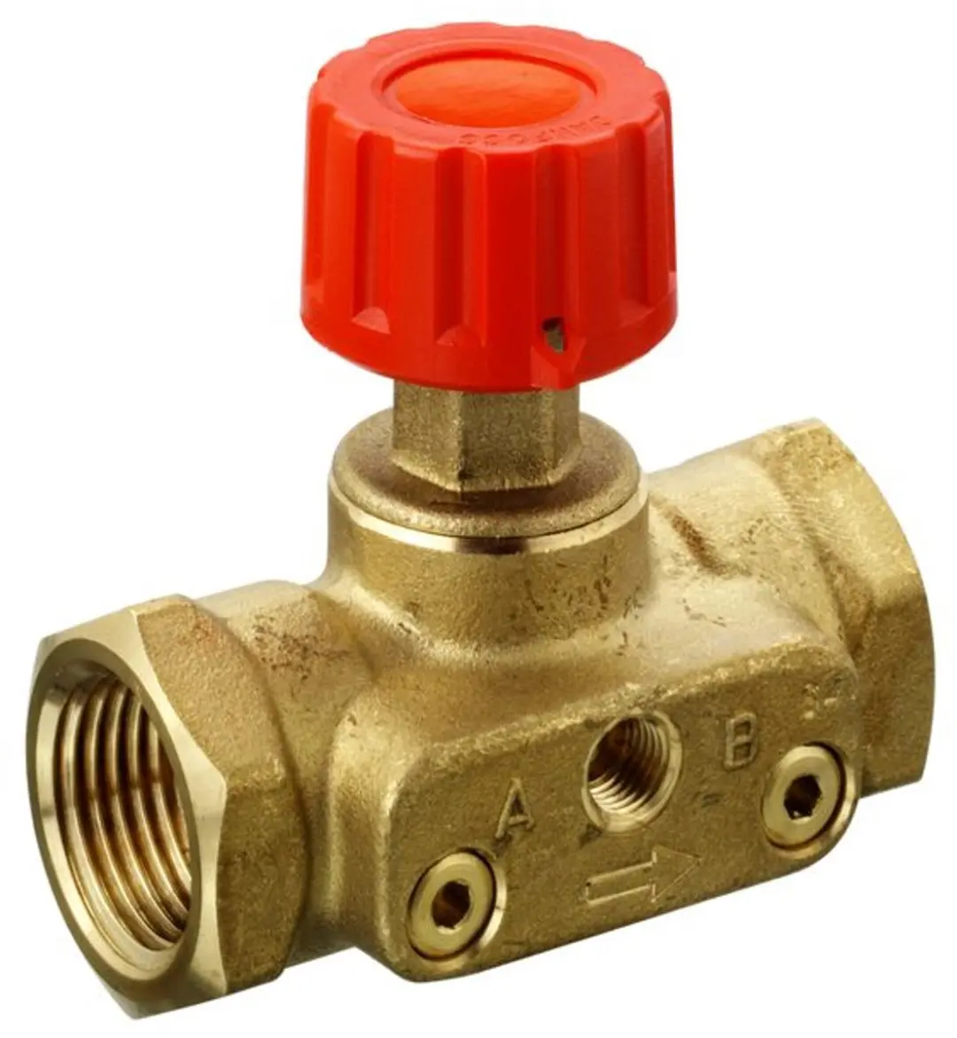 Danfoss ASV-M 15 Strengafsluiter - Rp 1/2 - Wit