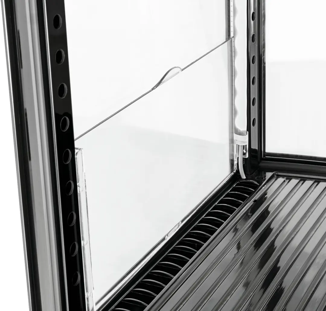 Bartscher Mini-koelvitrine 700698 - 98L - 4 Niveaus - RVS