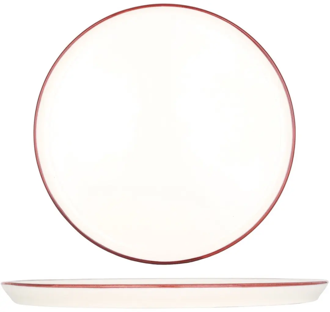 Bonna Dinerbord Linea Burgundy Porselein