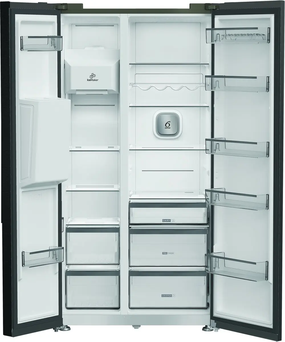 Whirlpool WHG2 6574W XK5E Vrijstaande Koelkast 578L - Zwart