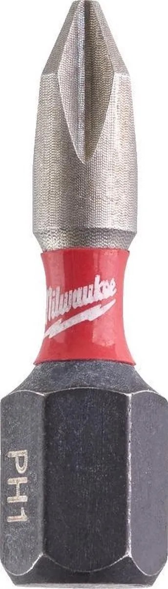 Milwaukee Shockwave PH1 Schroefbits 25mm - 2 Stuks