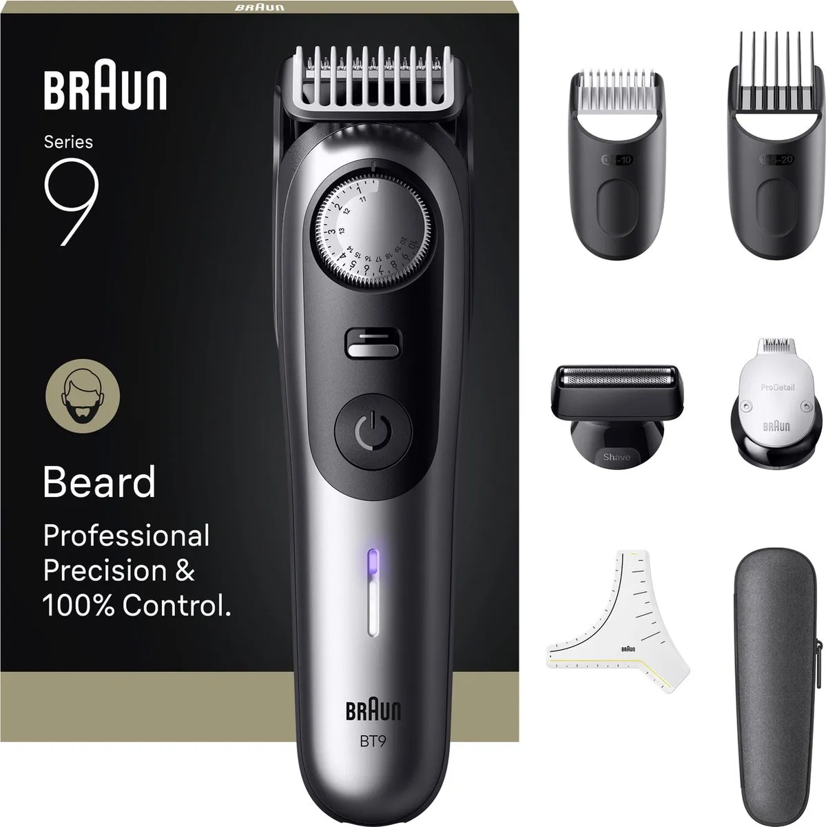 Braun Baardtrimmer Series 9 BT9520 +7 Tools