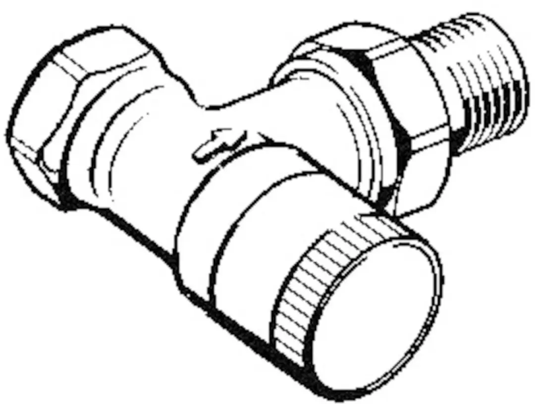 Danfoss RLV 10 Retourventiel 3/8"