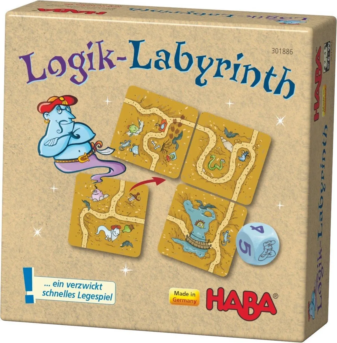 Haba Logik Labyrinth 301886 - Gezelschapsspel 2-4 spelers - afbeelding 6 van 6