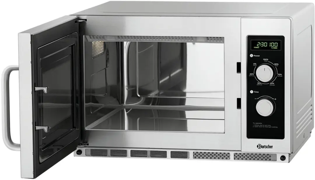 Bartscher 18340M Magnetron 34L - 1800W - RVS - afbeelding 6 van 6
