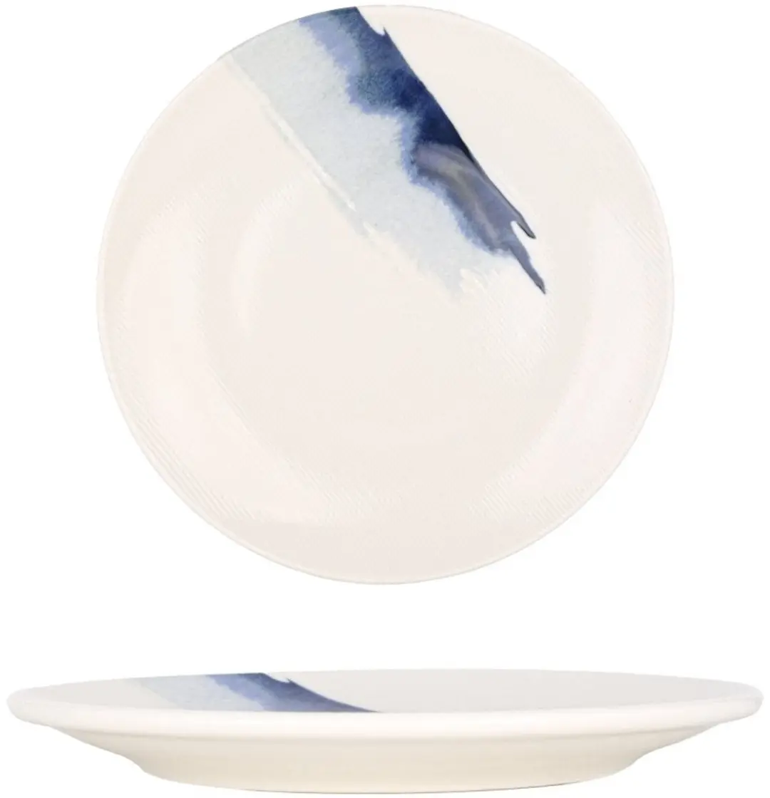 Bonna Dessertbord Blue Wave Porselein