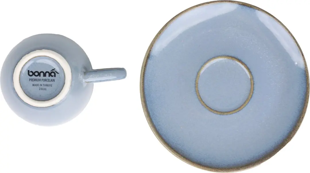 Bonna Sky Hygge Espresso Set - 6 Stuks - Blauw