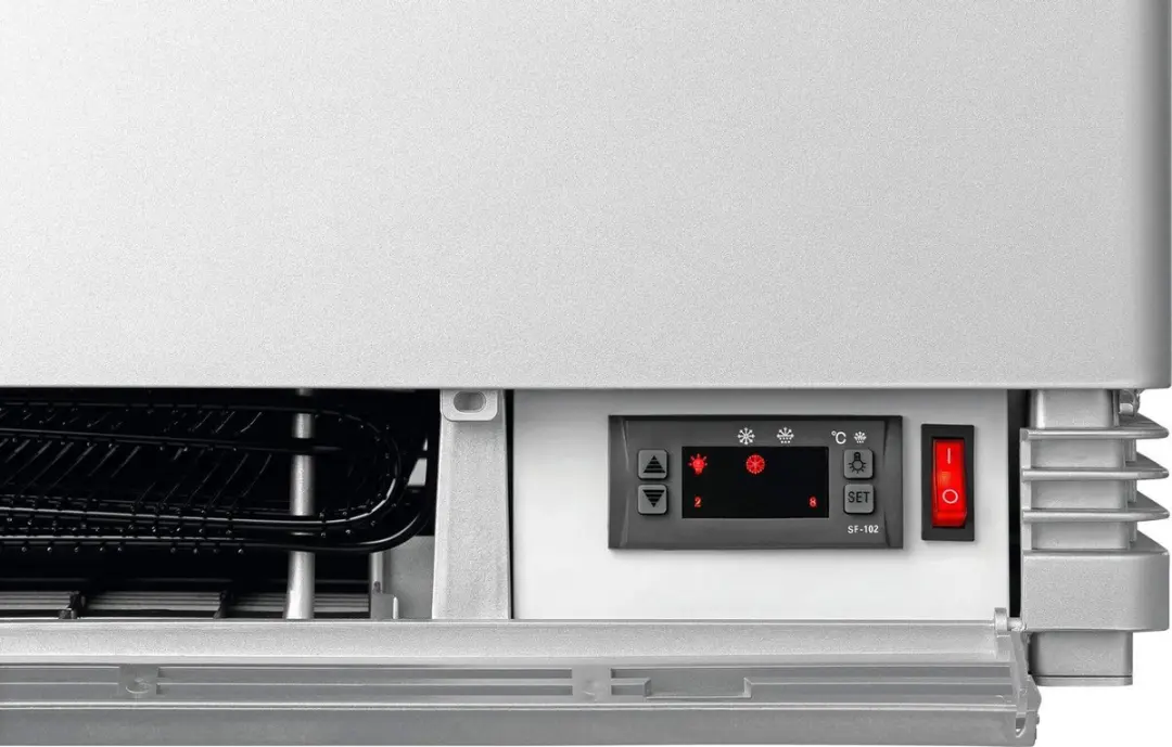 Bartscher Mini-koelvitrine 78L - 3 Plateaus - Grijs - afbeelding 6 van 6