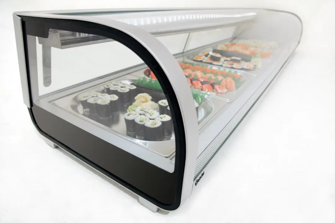 Bartscher SushiBar GL2-1800 Sushivitrine - 110335 - Zilver