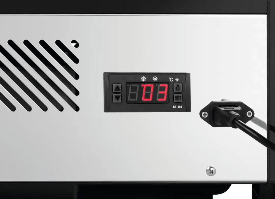 Bartscher Deli-Cool II D Koelvitrine 120L - Zwart