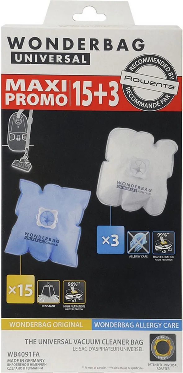 Rowenta Wonderbag WB4091FA Stofzak