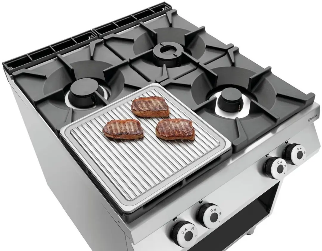 Bartscher 900-R Grillplaat RVS - Ø39cm