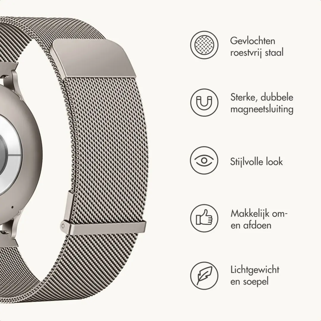 Imoshion Milanees Bandje Sterrenlicht - One Size - Amazfit Compatibel