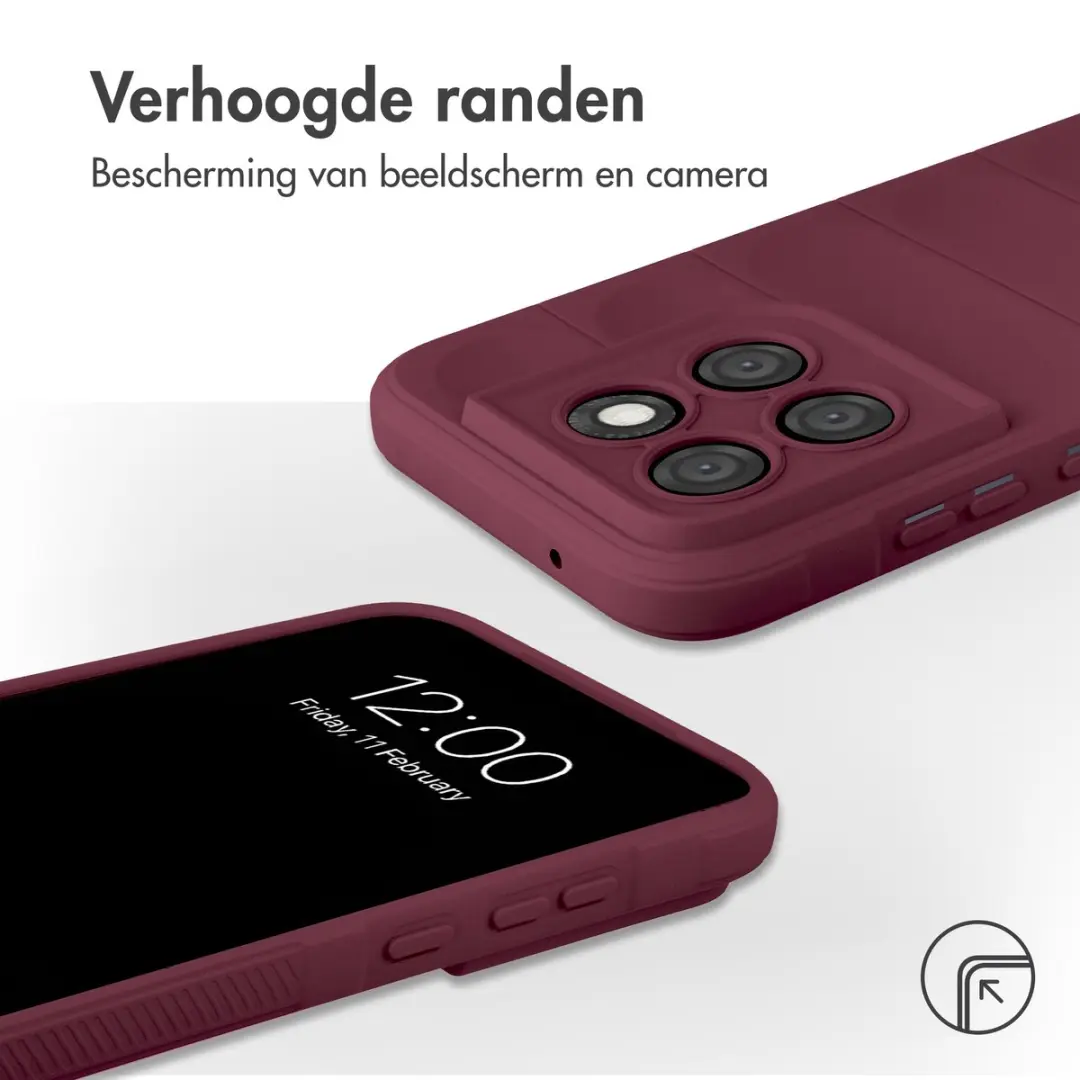 Imoshion Hoesje Motorola Edge 70 Fusion - Aubergine