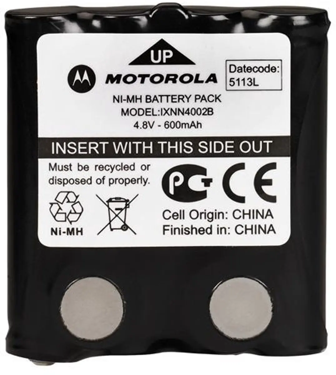 Motorola Xtr446 Batterij - Zwart - afbeelding 3 van 3