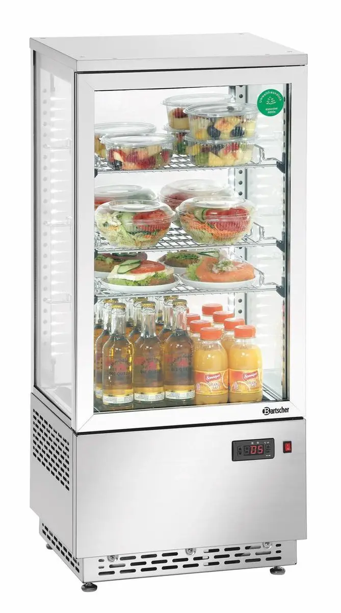 Bartscher Mini-koelvitrine 78L