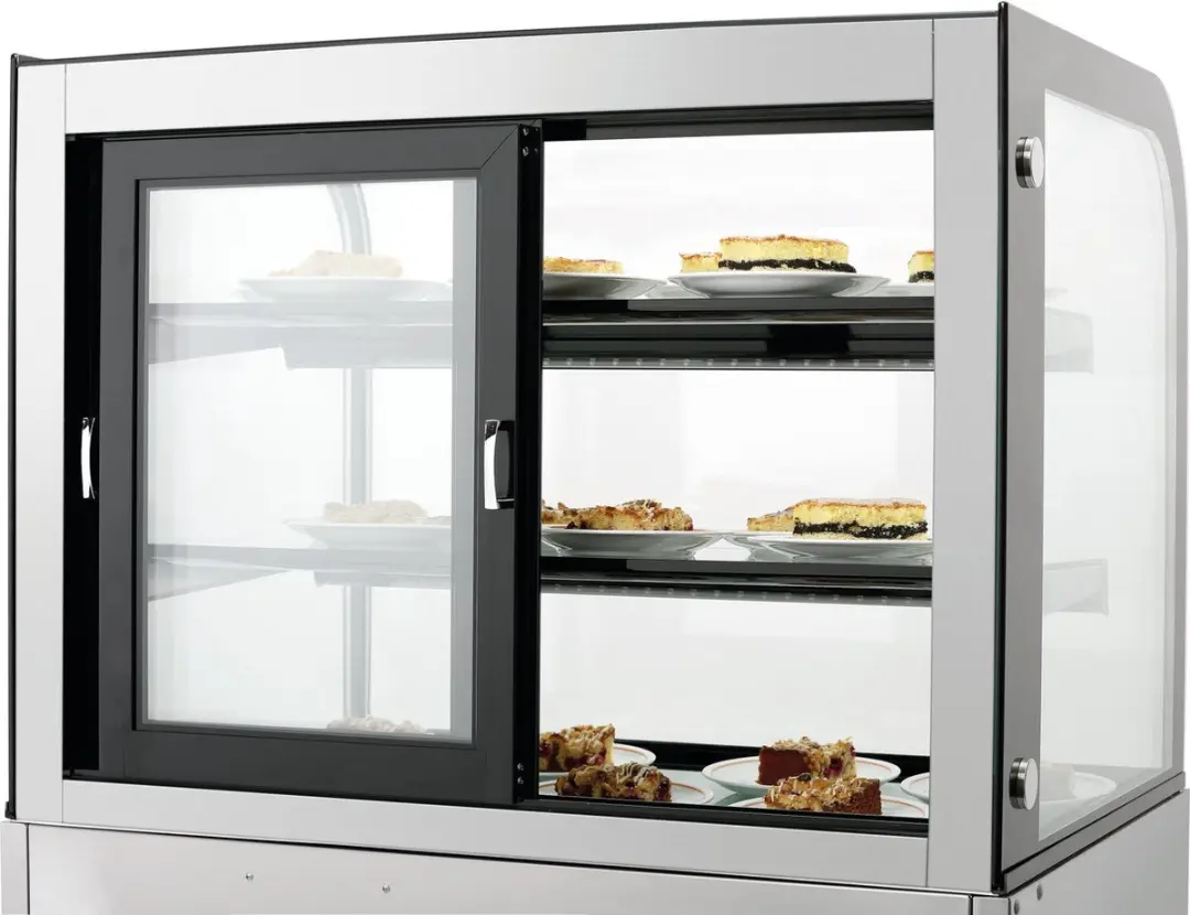 Bartscher Koelvitrine 700562 - 270L - Schuifdeuren - RVS
