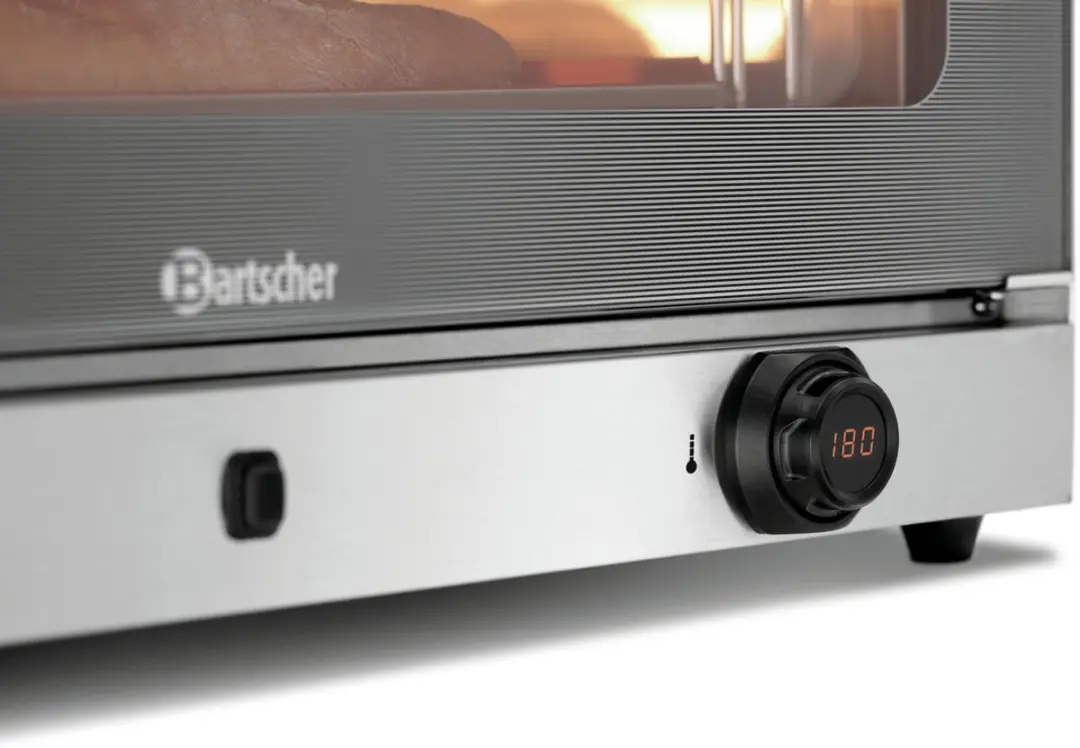 Bartscher AT410-MDI Heteluchtoven 4 Niveaus - 400V - RVS