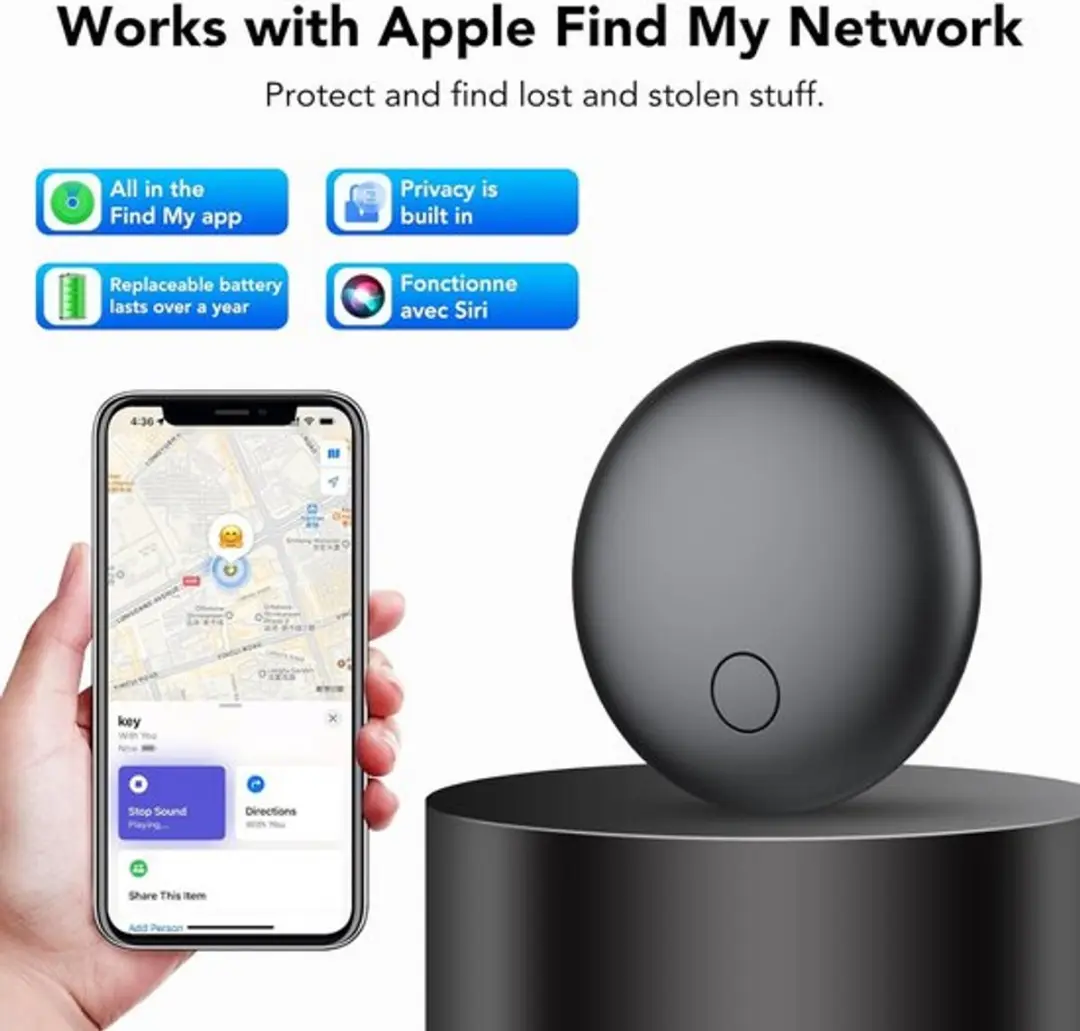 Dierboetiek SmartTag GPS Tracker 2 Stuks - Zwart