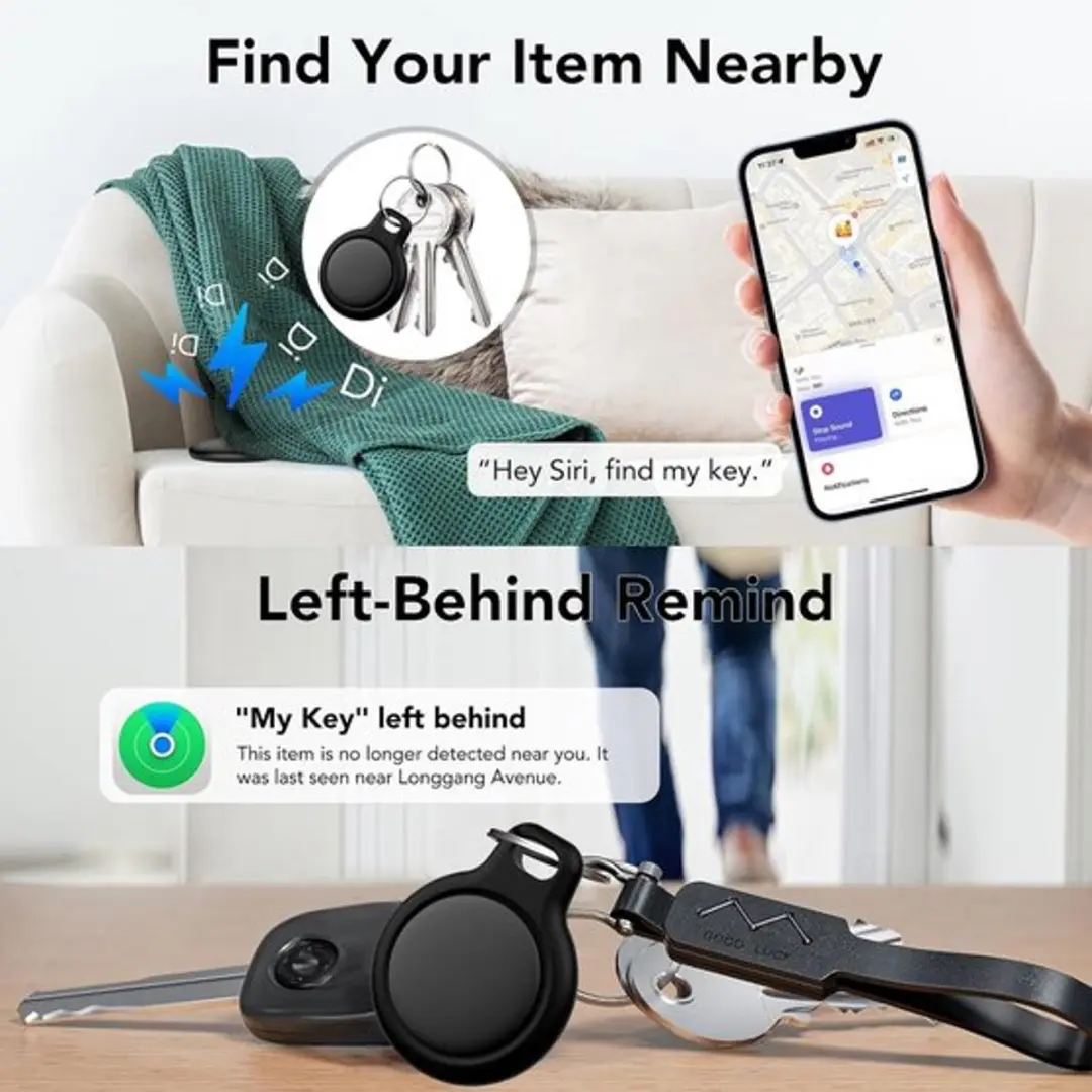 Dierboetiek SmartTag GPS Tracker 2 Stuks - Zwart