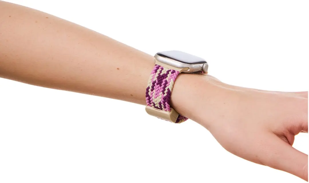 iDeal of Sweden Soft Braid Watchband Apple Watch - Cherry Crush