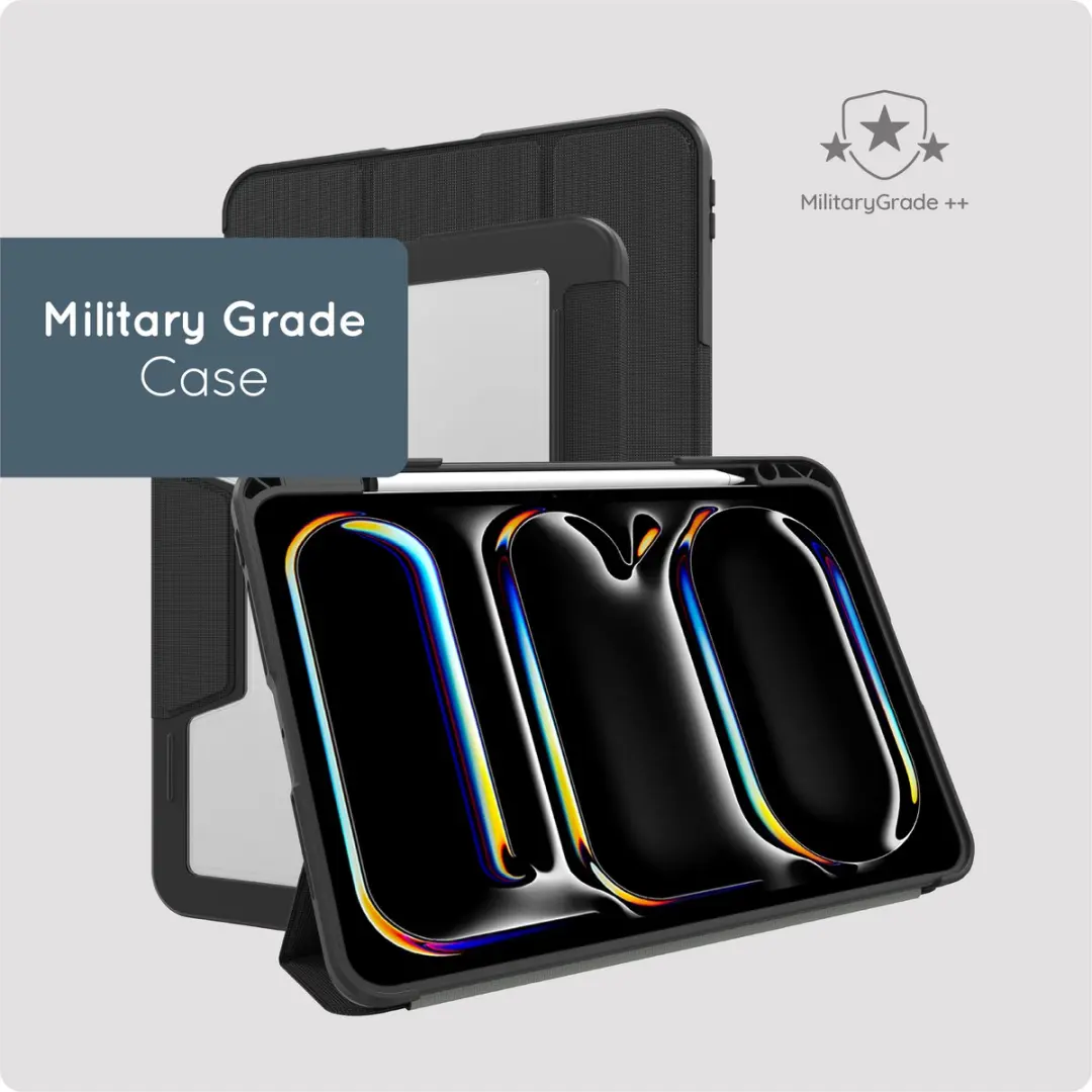 Just in Case TAP2524MT1 iPad Pro 11 Hoes - TriFold Bookcase - Zwart