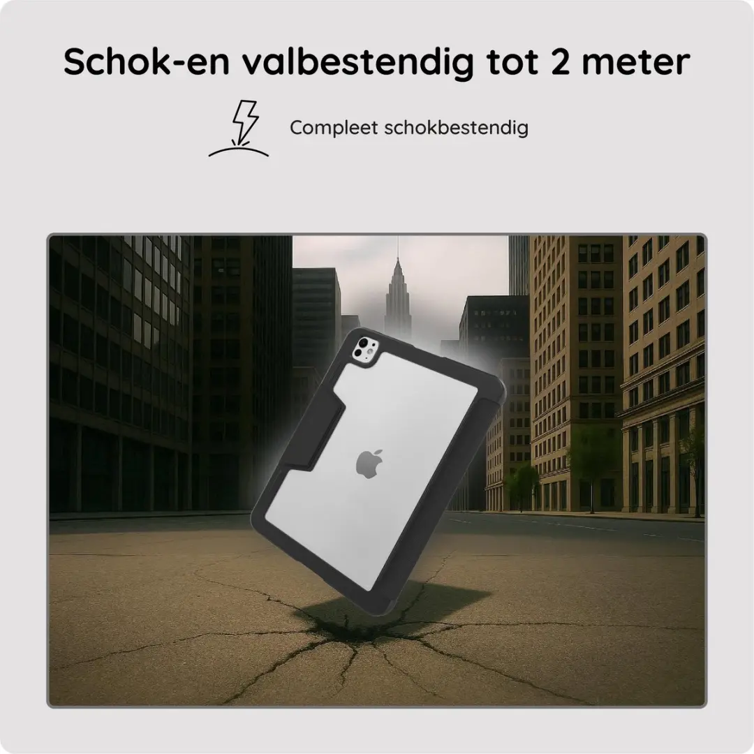 Just in Case TAP2524MT1 iPad Pro 11 Hoes - TriFold Bookcase - Zwart