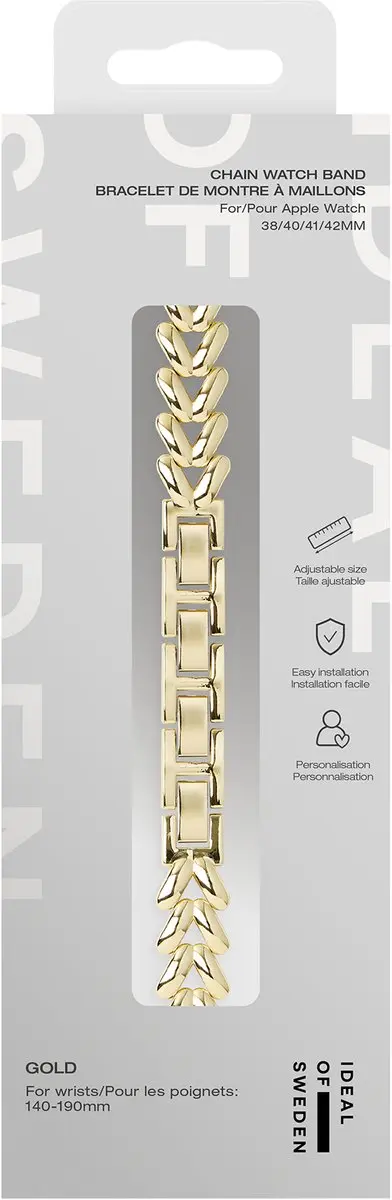 iDeal of Sweden Apple Watch Horlogeband Goud - 38/40/41/42mm