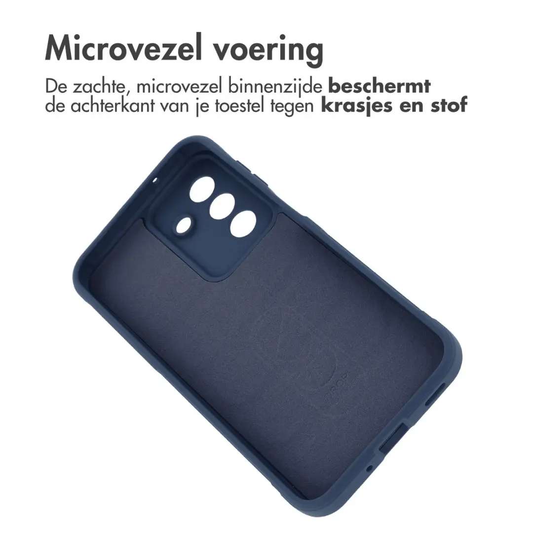 imoshiion Hoesje Samsung Galaxy A27 - Donkerblauw
