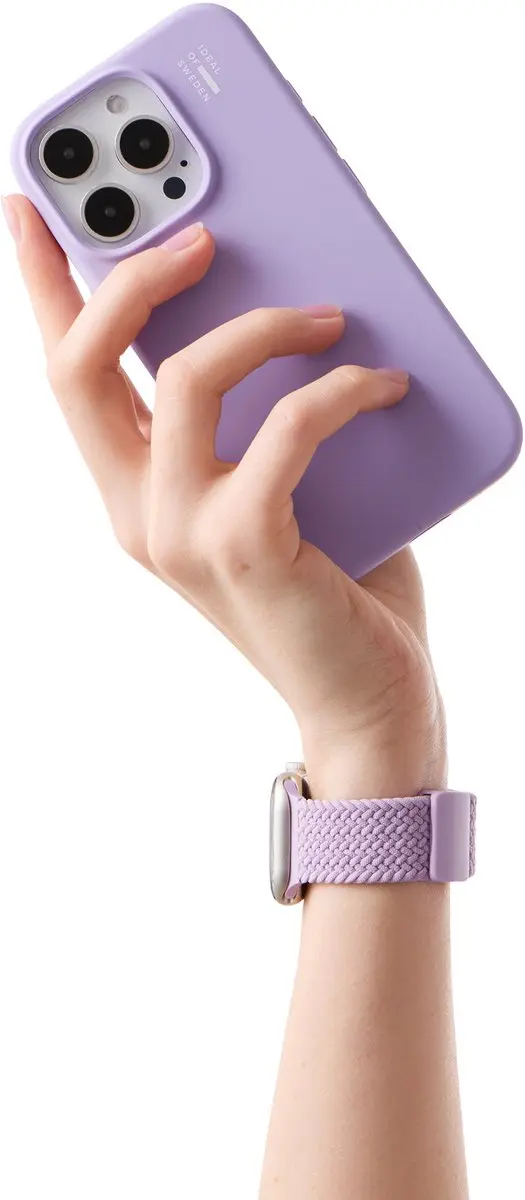 iDeal of Sweden Soft Braid Horlogeband Apple Watch - Lavender Milk
